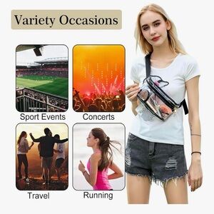 Stylish Clear Crossbody Bag